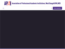 Tablet Screenshot of apaiwb.com